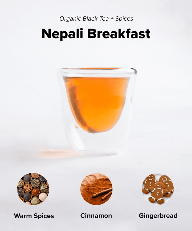 Nepali Breakfast (Classic Chai) - 15 Pyramid Tea Bags