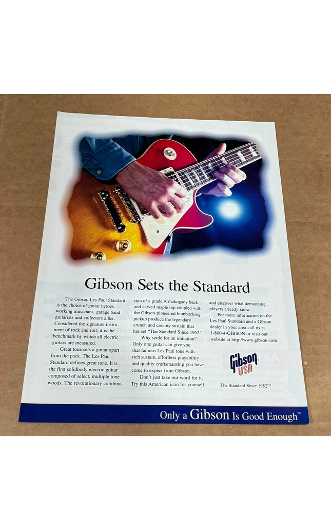Gibson Guitars - LES PAUL STANDARD - 2000 Print Advertisement
