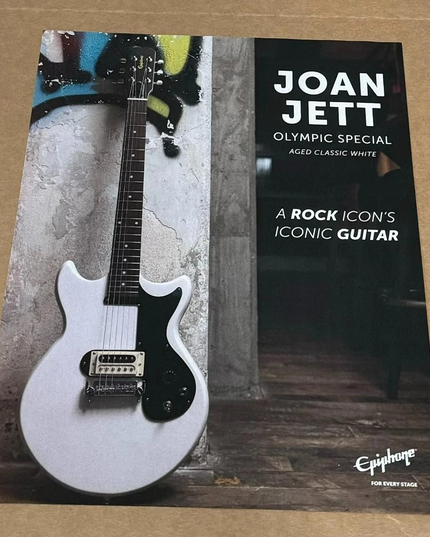 EPIPHONE GUITARS - JOAN JETT OLYMPIC SPECIAL - 2022 Print Advertisement