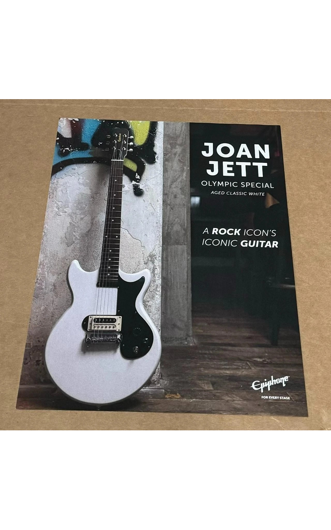 EPIPHONE GUITARS - JOAN JETT OLYMPIC SPECIAL - 2022 Print Advertisement