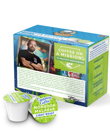 Castaway Coffee Monsoon Malabar K-Cup Pod 12 Count