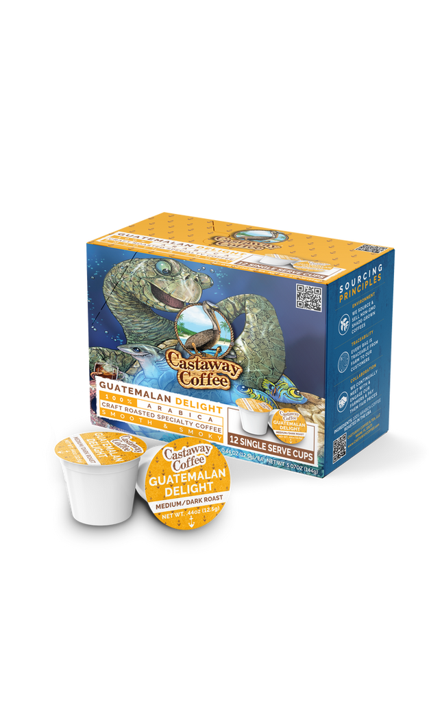 Castaway Coffee Guatemalan Delight K-Cup Pod 12 Count