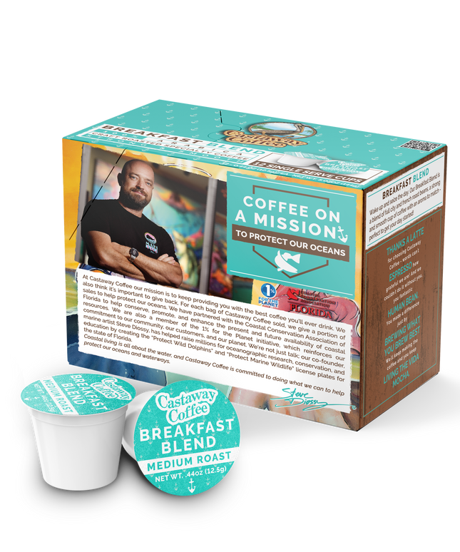 Castaway Coffee Breakfast Blend K-Cup Pod 12 Count