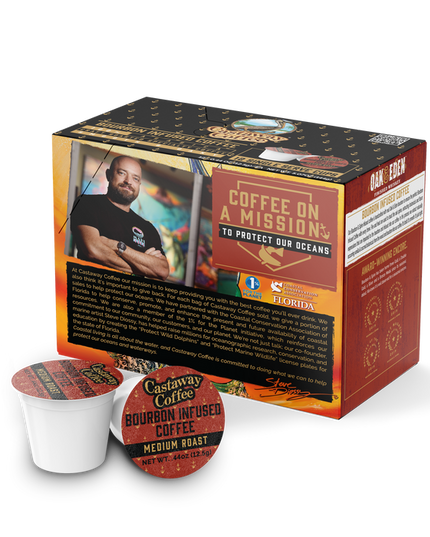 Castaway Coffee  Bourbon K-Cup Pod 12 Count
