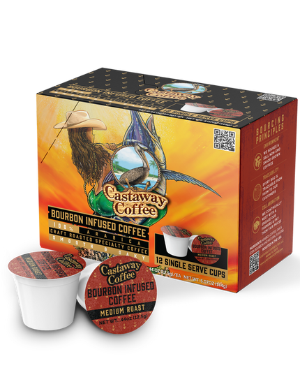 Castaway Coffee  Bourbon K-Cup Pod 12 Count