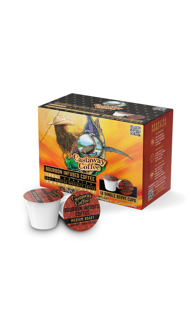 Castaway Coffee  Bourbon K-Cup Pod 12 Count