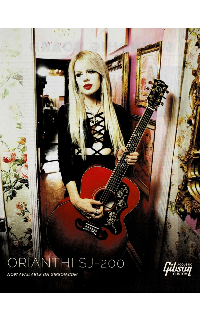 ORIANTHI - Gibson Guitars - 2021 Print Advertisement