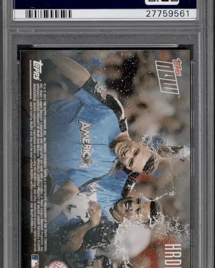 Graded 2017 Topps Now Aaron Judge #HRDB1 Home Run Derby Bonus Card Rookie RC Baseball Card PSA 10 Gem Mint
