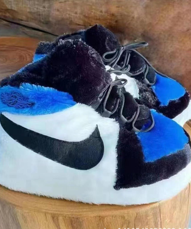 Sneaker Slippers  royal Blue OG Jordan 1 unisex for adults&kids