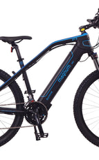 Black with Blue Accents