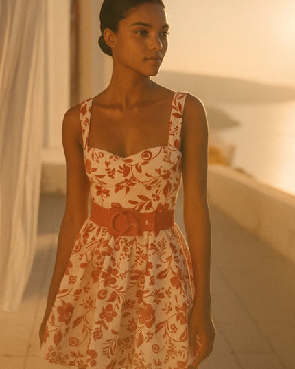 Red Vineyard Mini Dress