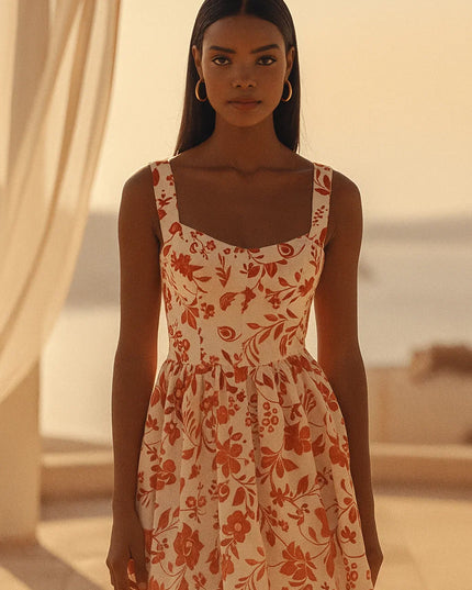 Red Vineyard Mini Dress