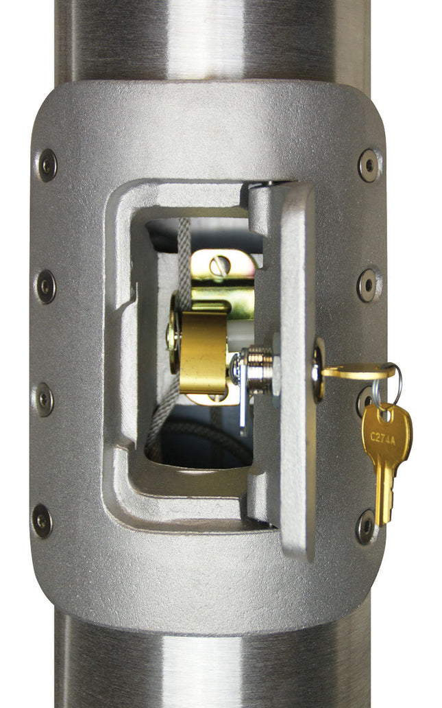 Aluminum Flagpole - Internal Rope Cam Cleat - Heavy Duty, Lifetime Warranty - Made in USA