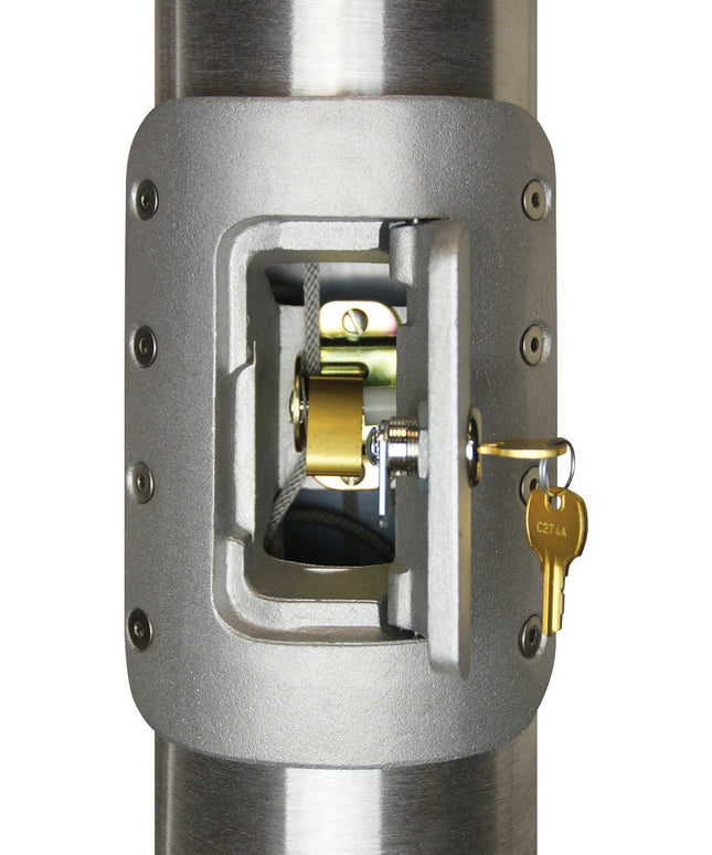 Aluminum Flagpole - Internal Rope Cam Cleat - Heavy Duty, Lifetime Warranty - Made in USA