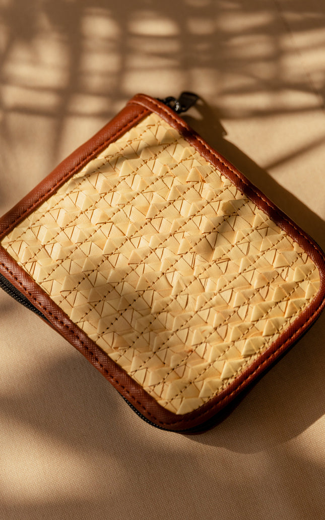 Cove Rattan & Canvas Eco Tote Bag