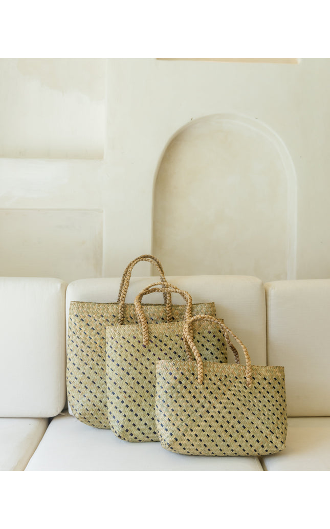 Cove Rattan Beach Tote Bag