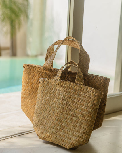 Isla Woven Tote Bag