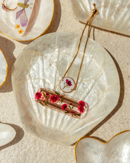 Wildflower Gold Bracelet Large Pendant