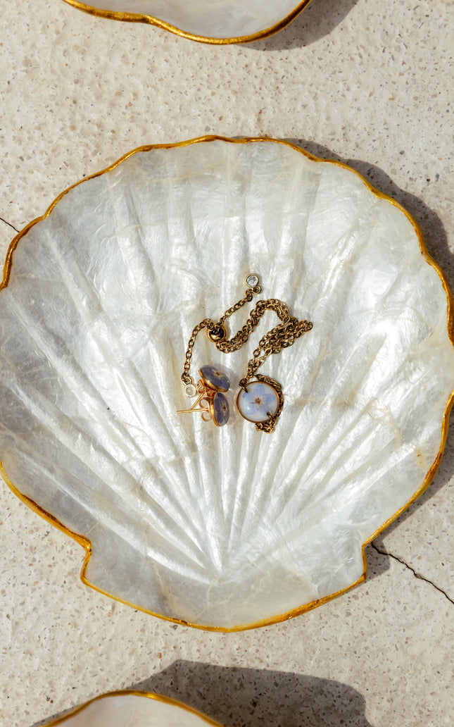 Wildflower Gold Stud Earrings