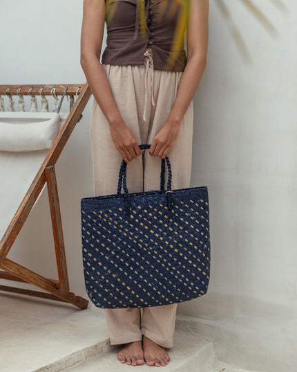 Cove Rattan Beach Tote Bag