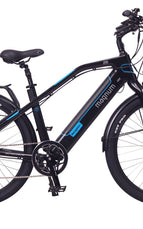 Black with Blue Accents