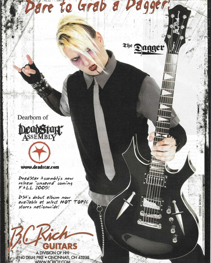 B.C. RICH GUITARS - DEARBORN of DEADSTAR ASSEMBLY - 2005 Print Advertisement